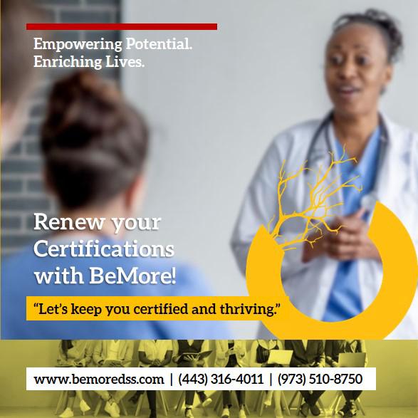 Renew your certifications with MeMore